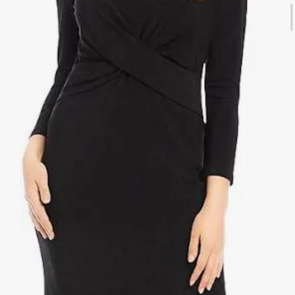 Karen Kane Black Long Sleeve Dress